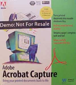 Acrobat Capture 1.0.1 for Windows