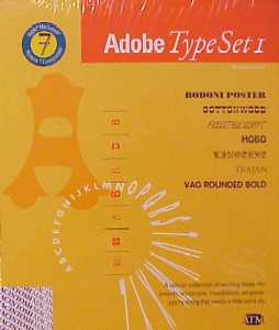Adobe Type Set 1 for Macintosh
