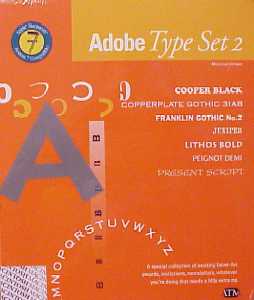 Adobe Type Set 2 for Macintosh