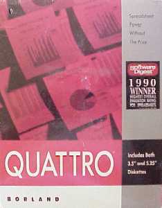 Borland Quattro 3.5and5.25 