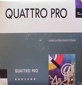 Borland Quattro Pro 1.0, 5.25 