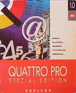 Borland Quattro Pro 4.0, Special Edition 1.0, 5.25 