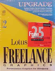 Lotus Freelance Graphics 2.1 for Windows, Upgrade, 3.5
