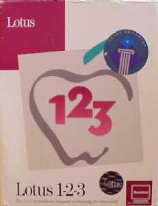 Lotus 1-2-3 for Macintosh 1.0, Academic license, 3.5 