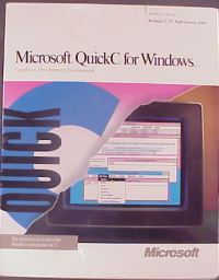 Microsoft QuickC 1.0 for Windows