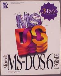 Microsoft MS-DOS 6.0 upgrade 3-Pack