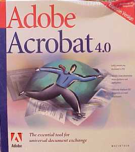 Adobe Acrobat 4.0 for Macintosh, Education Version