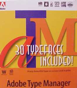 Adobe Type Manager 3.0 for Windows