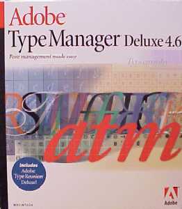 Adobe Type Manager Deluxe 4.6 for Macintosh