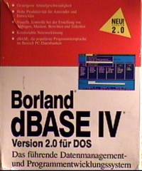 Borland dBASE IV 2.0 for DOS, German