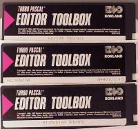 Borland Turbo Pascal Editor Toolbox
