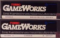 Borland Turbo GameWorks diskette label