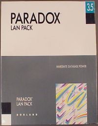 Borland Paradox 3.5 for DOS LAN Pack