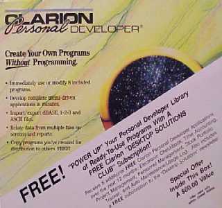 Clarion Personal Developer,3.5and5.25 