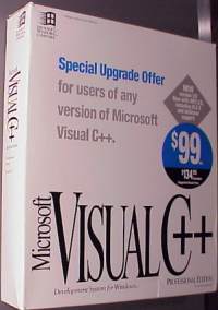 Microsoft Visual C++  1.50 Professional, upgrade