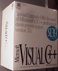 Microsoft Visual C++ 1.0 Professional, upgrade