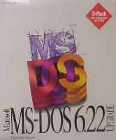 Microsoft MS-DOS 6.22 upgrade, 3-Pack