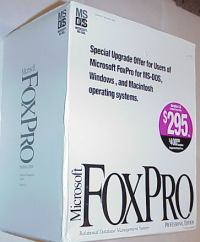 Microsoft FoxPro 2.6 for DOS Professional, upgrade