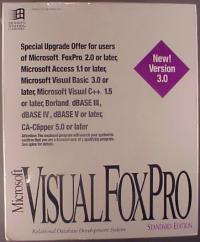 Microsoft Visual FoxPro 3.0 Standard, upgrade