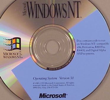 Microsoft Windows NT 3.1 CD-ROM
