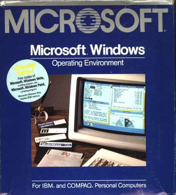 Microsoft Windows 1.0 Retail Box