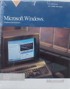 Microsoft Windows 3.0 Retail Box